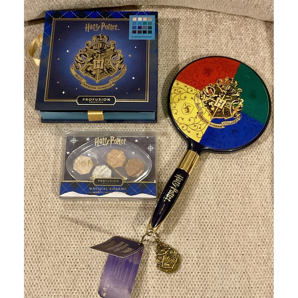 Harry Potter x Hogwart's Profusion Cosmetics 3pc. Holiday Makeup Collection New